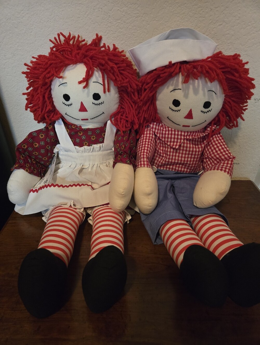 Handmade Raggdy Ann and Andy 25 Inch